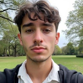 an image of a male student named John